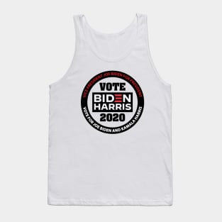 Vote Biden Harris 2020 - in Black and Red Tank Top